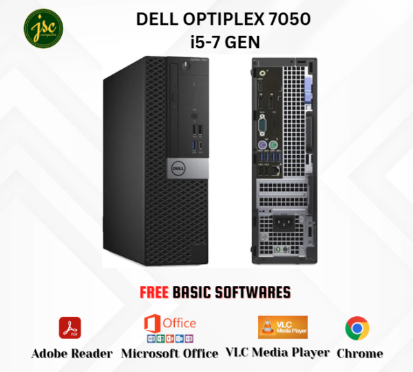 Dell OptiPlex i5 7th Gen Desktop PC | 8GB RAM | 128GB SSD