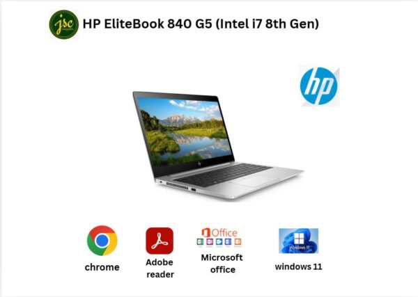 HP EliteBook 840 G5 – Intel Core i7 8th Gen | 8GB RAM | 256GB SSD