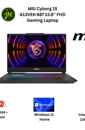 MSI Cyborg 15 A13VEK-887 15.6'' FHD Gaming Laptop ( NVIDIA® GeForce RTX™ 4050,i7-13620H,16GB,512GB SSD,W11 )